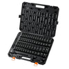 VEVOR Impact Socket Set, 1/2" Drive, 65-Piece Socket Set, 6 Point Sockets, SAE 3/8" to 1-1/4" and Metric 10-24 mm, Easy to Identify, with a Sturdy Storage Case, Cr-V Alloy Steel for Vehicles Repair