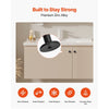 VEVOR Cabinet Knobs, 30 Pack, 1.22 Inch Black Zinc Alloy Drawer Pulls & Door Handles, Mushroom Kitchen Solid Knobs Dresser Handles, Cupboard Hardware with Screws for Bathroom Closet Cabinets Drawers
