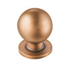 VEVOR Cabinet Knobs, 12 Pack, 0.98 Inch Zinc Alloy Drawer Pulls Door Handles, Round Kitchen Dresser Solid Knobs Cupboard Hardware with Screws for Bathroom Closet Cabinets Drawers, Antique Brass Color