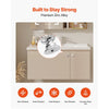 VEVOR Cabinet Knobs, 12 Pack, 1.22 Inch Acrylic & Zinc Alloy Drawer Pulls Door Handles, Diamond Kitchen Solid Knobs Dresser Handles, Cupboard Hardware with Screws for Bathroom Closet Cabinets Drawers