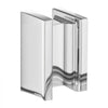 VEVOR Cabinet Knobs, 10 Pack, 1.42 Inch Zinc Alloy Drawer Pulls Door Handles, Rectangular Kitchen Dresser Solid Knobs, Cupboard Hardware with Screws for Bathroom Closet Cabinets Drawers, Chrome Color