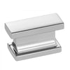 VEVOR Cabinet Knobs, 10 Pack, 1.42 Inch Zinc Alloy Drawer Pulls Door Handles, Rectangular Kitchen Dresser Solid Knobs, Cupboard Hardware with Screws for Bathroom Closet Cabinets Drawers, Chrome Color