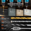 VEVOR Drill Bit Set, 70 Pieces Drill and Driver Bit Set, Screwdriver Bit Set Suitable for Wood Metal Cement Drilling and Screw Driving, Drill Bit Sets Combo Kit Assorted in Organized Carrying Case