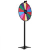 VEVOR 24 inch Spinning Prize Wheel, 14 Slots Spinning Wheel, Roulette Wheel with a Dry Erase and 2 Markers, Tabletop or Floor Standing Win Fortune Spin Games in Party Pub Trade Show Carnival