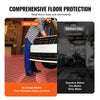 VEVOR Garage Tiles Interlocking, 12 x 12 x 0.53 inch 25 Pack Garage Floor Covering Tiles, Non-Slip Double-Sided Texture Garage Flooring Tiles, for Garages, Basements, Repair Shops, Red