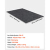 VEVOR Waterproof Garage Floor Mat for Under Car, 3'x5' Compact Size Heavy Duty Containment Mat with Strong Grip, Protects Garage Floor from Water, Mud and Oil, For Garages,Greenhouses,Entrance