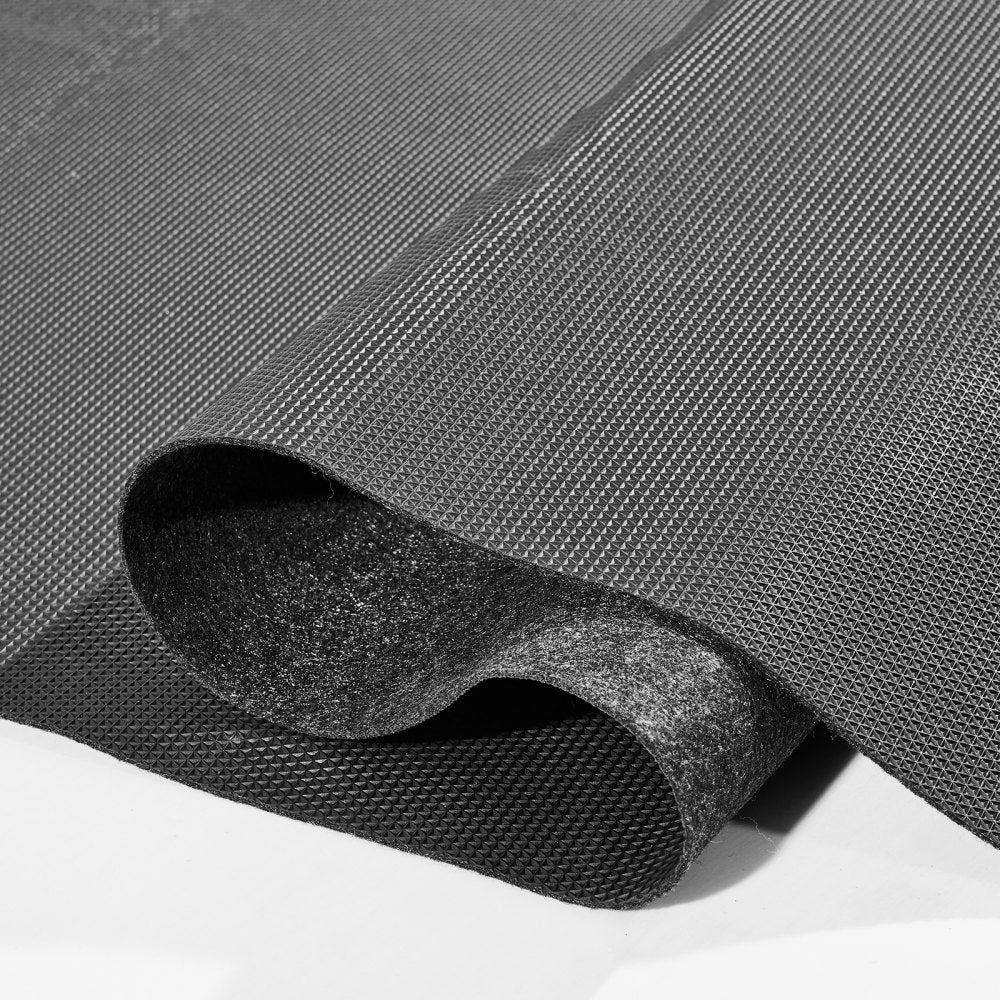 VEVOR Garage Floor Mat, 7.4'x17' Waterproof Protection from Water,Snow, Rain,Mud and Oil for Cars, Non-slip Heavy Duty Containment Mat with TPE Anti-Leak Backing & Easy to Clean & Cuttable