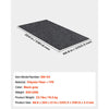 VEVOR Garage Floor Mat, 7.4'x17' Waterproof Protection from Water,Snow, Rain,Mud and Oil for Cars, Non-slip Heavy Duty Containment Mat with TPE Anti-Leak Backing & Easy to Clean & Cuttable