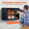 VEVOR Metal Storage Cabinet, 120lbs Load Capacity per Shelf, 20'' Tall Wall-Mounted Powder-Coating Steel Garage Cabinet with Adjustable Shelf, Press to Lock & Open Door, Perfect for Office Home Garage