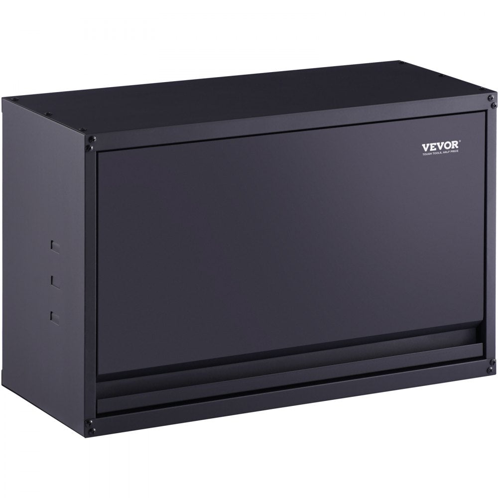VEVOR Metal Storage Cabinet, 120lbs Load Capacity per Shelf, 20'' Tall Wall-Mounted Powder-Coating Steel Garage Cabinet with Adjustable Shelf, Press to Lock & Open Door, Perfect for Office Home Garage