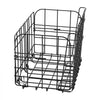 VEVOR Rear Bike Basket, Folding Wire Bicycle Basket with Cargo Net, Removable Liner Bag & Waterproof Cover, Quick Release Design Bike Basket for Adult Women/Men Carrying Dogs Pets Fruit & Grocery