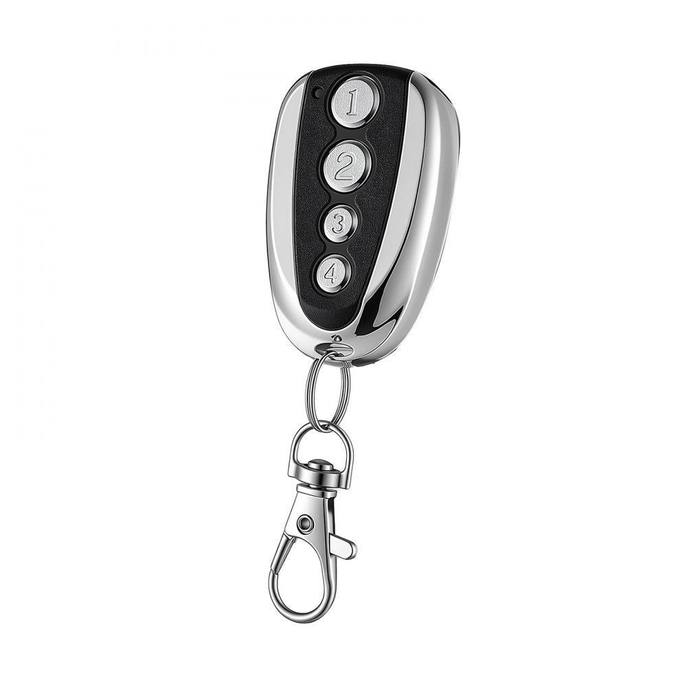VEVOR Garage Door Opener Remote 4-Button Garage Clicker Remote 115 ft Range, Replacement for ZTQ800, ZTQ1000, ZTQ-1/2HP, ZTQ-3/4HP & EIKIA600, 4-Door Control, 12V 27Ah Battery, Rolling Code Encryption
