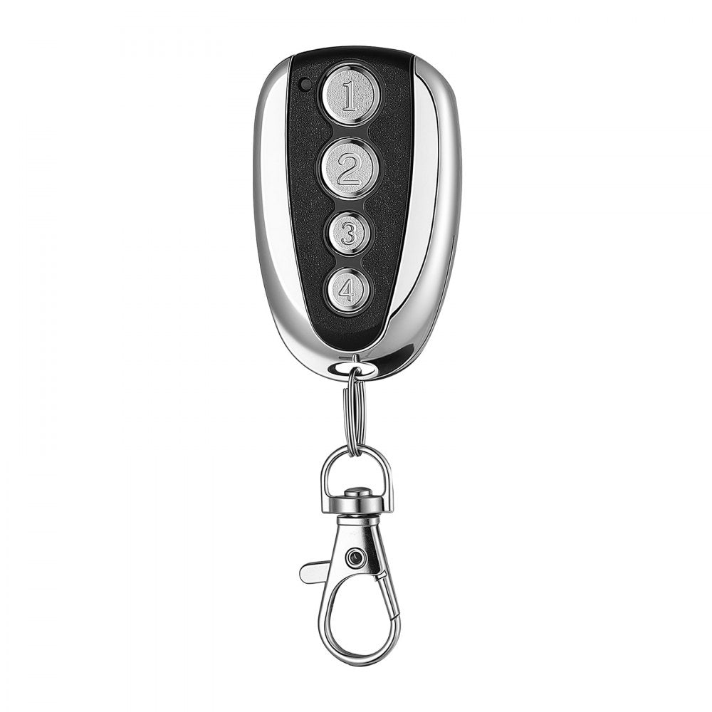 VEVOR Garage Door Opener Remote 4-Button Garage Clicker Remote 115 ft Range, Replacement for ZTQ800, ZTQ1000, ZTQ-1/2HP, ZTQ-3/4HP & EIKIA600, 4-Door Control, 12V 27Ah Battery, Rolling Code Encryption