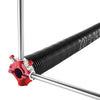 VEVOR Garage Door Torsion Springs, Pair of 0.207 x 2 x 24 in, 16000 Cycles, Electrophoresis Black Coated for Replacement, Garage Door Springs with Non-Slip Winding Bars, Gloves and Mounting Wrench