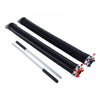 VEVOR Garage Door Torsion Springs, Pair of 0.207 x 2 x 24 in, 16000 Cycles, Electrophoresis Black Coated for Replacement, Garage Door Springs with Non-Slip Winding Bars, Gloves and Mounting Wrench