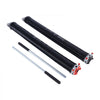 VEVOR Garage Door Torsion Springs, Pair of 0.225 x 2 x 24 in, 16000 Cycles, Electrophoresis Black Coated for Replacement, Garage Door Springs with Non-Slip Winding Bars, Gloves and Mounting Wrench