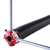 VEVOR Garage Door Torsion Springs, Pair of 0.250 x 2 x 35 in, 16000 Cycles, Electrophoresis Black Coated for Replacement, Garage Door Springs with Non-Slip Winding Bars, Gloves and Mounting Wrench