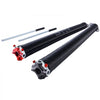VEVOR Garage Door Torsion Springs, Pair of 0.25 x 2 x 31 in, 16000 Cycles, Electrophoresis Black Coated for Replacement, Garage Door Springs with Non-Slip Winding Bars, Gloves and Mounting Wrench