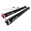 VEVOR Garage Door Torsion Springs, Pair of 0.25 x 2 x 32 in, 16000 Cycles, Electrophoresis Black Coated for Replacement, Garage Door Springs with Non-Slip Winding Bars, Gloves and Mounting Wrench
