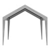VEVOR Carport Replacement Canopy Cover 10 x 20 ft, Garage Top Tent Shelter Tarp Heavy-Duty Waterproof & UV Protected, Easy Installation with Ball Bungees,Grey (Only Top Cover, Frame Not Include)