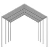 VEVOR Carport Replacement Canopy, 10 x 20 ft Potable Garage Tent Top Tarp, UV-Resistant & Waterproof Car Shelter Tarp, Heavy Duty Car Port Cover with Ball Buggees, Grey, Frame Not Included
