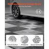 VEVOR Interlocking Drainage Mats 50 Pack 12 x 12 in Light Gray Floor Tiles, for Garages Basements Car Wash Shops, Non-Slip Heavy-Duty PP Modular Interlocking Cushion, 0.6 in Thickened, Easy to Clean