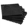 VEVOR Interlocking Drainage Mat, 12” x 12” Modular Interlocking Cushion, 12 Pcs Splicing Drainage Mats, Non-Slip Black PP Drainage Floor Tile and Shower Mat, for Garage, Garden, Kitchen & Outdoor