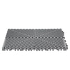 VEVOR Interlocking Drainage Mat, 12” x 12” Modular Interlocking Cushion, 55 Pcs Splicing Drainage Mats, Non-Slip Gray PP Drainage Floor Tile and Shower Mat, for Garage, Garden, Kitchen & Outdoor