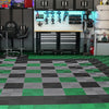 VEVOR Interlocking Drainage Mat, 12” x 12” Modular Interlocking Cushion, 50 Pcs Splicing Drainage Mats, Non-Slip Gray PP Drainage Floor Tile and Shower Mat, for Garage, Garden, Kitchen & Outdoor