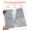 VEVOR Interlocking Drainage Mat, 12” x 12” Modular Interlocking Cushion, 40 Pcs Splicing Drainage Mats, Non-Slip Gray PP Drainage Floor Tile and Shower Mat, for Garage, Garden, Kitchen & Outdoor
