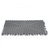 VEVOR Interlocking Drainage Mat, 12” x 12” Modular Interlocking Cushion, 40 Pcs Splicing Drainage Mats, Non-Slip Gray PP Drainage Floor Tile and Shower Mat, for Garage, Garden, Kitchen & Outdoor