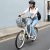 VEVOR Front Bike Basket, Electric Scooter Basket with Fixed Bracket - Max Bearing 20 lbs, Construct from Solid Steel, Kids Bike Basket/Adult Bicycle Basket/Knee Electric Scooter Accessories
