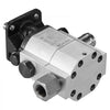 VEVOR Hydraulic Wood Log Splitter Pump Kit, 16 GPM, 2 Stage 4000 PSI Aluminum Hydraulic Gear Pump, with Valve 1'' Inlet 1/2'' NPT Outlet 3600 RPM, for Small Engine Mounting Log Splitters