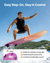 VEVOR wakesurf board - 3 tail fins for control and tracking