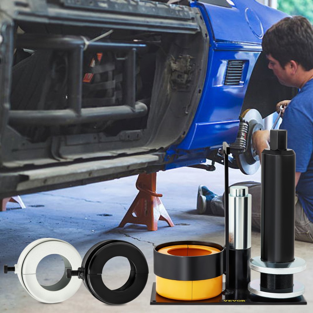 VEVOR Carrier & Pinion Bearing Puller, Compatible with Dana 30,40,50,60,70, 80, Ford 10.25\" Bearings, Pinion Puller Tool with 3 Clamshells, 45# Steel Clamshell Bearing Puller for Auto Repair