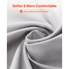 VEVOR Fitted Sheet, 1 Set of 2 Pieces, Twin Size Elastic Fitted Sheet with High-Quality Microfiber, Wear-Resistant & Breathable Twin Fitted Sheet with Single-Sided Brushing, Fit for 15 in Mattress