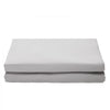 VEVOR Fitted Sheet, 1 Set of 2 Pieces, Twin Size Elastic Fitted Sheet with High-Quality Microfiber, Wear-Resistant & Breathable Twin Fitted Sheet with Single-Sided Brushing, Fit for 15 in Mattress