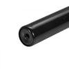 VEVOR 1 Inch Double Curtain Rods 74 to 144 Inches(6-12ft), Drapery Rods for Windows 69 to 140 Inches, Telescoping Dual Curtain Rod with Round Finials, Black