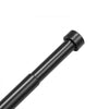 VEVOR 1 Inch Double Curtain Rods 74 to 144 Inches(6-12ft), Drapery Rods for Windows 69 to 140 Inches, Telescoping Dual Curtain Rod with Round Finials, Black