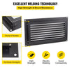 VEVOR Flood Vent, 16\" X 32\" Foundation Flood Vent, to Reduce Foundation Damage and Flood Risk, Black, Wall Mounted Flood Vent, for Crawl Spaces,Garages & Full Height Enclosures (16\" X 32\")
