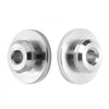 VEVOR 51Pack Cable Railing Kit 1/8" Wheel Protector Sleeves, Bundle with Black Invisible 1/8" Swage Tensioner and Terminal, Cable Railing Post Safeguard Covers for 0.41inch Horizontal Hole Post