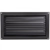 VEVOR Foundation Flood Vent, 8\" Height x 16\" Width Flood Vent, to Reduce Foundation Damage and Flood Risk, Black, Wall Mounted Flood Vent, for Garages & Full Height Enclosures