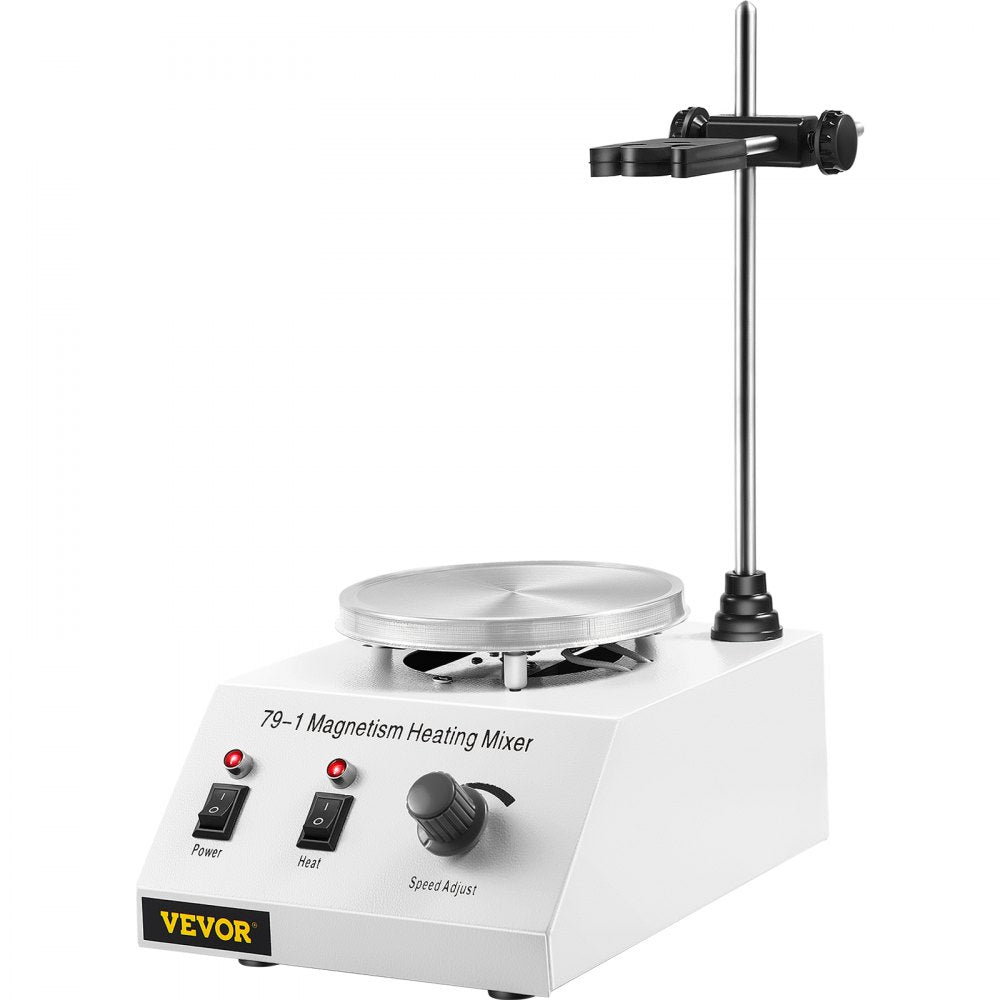 79-1 Magnetic Heating Stirrer Hot Plate Mixer Machine 1L Speed Control
