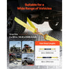VEVOR Wheel Chock Tie-Down Kit, Axle Type Trailer Tie Down Strap, Car Tie Down Kit with Break Strength 10009 lbs, Working Load 3333 lbs, Trailer Ratchet Strap for ATV, UTV, & Heavy-Duty Pickup Trucks