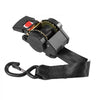 VEVOR Wheel Chock Tie-Down Kit, Fixed Trailer Tie Down Strap, Car Tie Down Kit with S-Hook, Break Strength 1649 lbs & Working Load 550 lbs Motorcycle Tie-Down System for Trailers, Boats, Snowmobiles