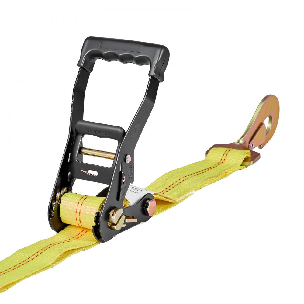 VEVOR Wheel Chock Tie-Down Kit, Tire-Style Trailer Tie Down Strap, Car Tie Down Kit with Spring Hook, Break Strength 10009 lbs & Working Load 3333 lbs Motorcycle Tie-Down System for ATV, SUV, Trailer
