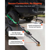 VEVOR Wheel Chock Tie-Down Kit, Tire-Style Tow Dolly Strap, Car Tie Down Kit with Heavy-Duty Hook, Break Strength 10009 lbs & Working Load 3333 lbs Motorcycle Tie-Down System with O-Ring for ATV, SUV