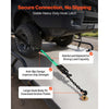 VEVOR Wheel Chock Tie-Down Kit, Tire-Style Tow Dolly Strap, Car Tie Down Kit with Heavy-Duty Hook, Break Strength 10009 lbs & Working Load 3333 lbs Motorcycle Tie-Down System for ATV, SUV, Trailer