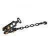 VEVOR Wheel Chock Tie-Down Kit, Tire-Style Tow Dolly Strap, Car Tie Down Kit with Heavy-Duty Hook, Break Strength 10009 lbs & Working Load 3333 lbs Motorcycle Tie-Down System for ATV, SUV, Trailer