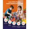 VEVOR Magnetic Blocks, 150 PCS Dark Castle Set, Magnetic Building Cubes for Kids, STEM Montessori Sensory Toys for Christmas Birthday Gift, Construction Stacking Toy for 3+ Years Old Boys & Girls